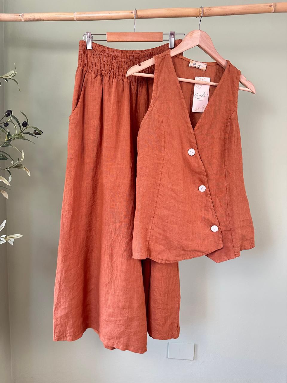 Emilee Asymmetrical Long Tailored Vest