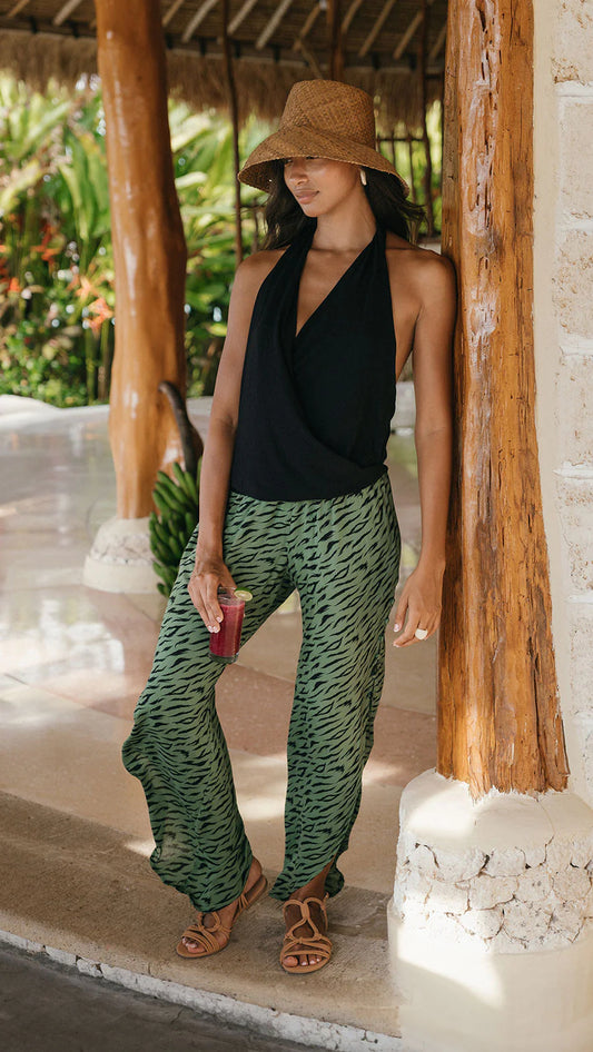 Solid Black Diva Top