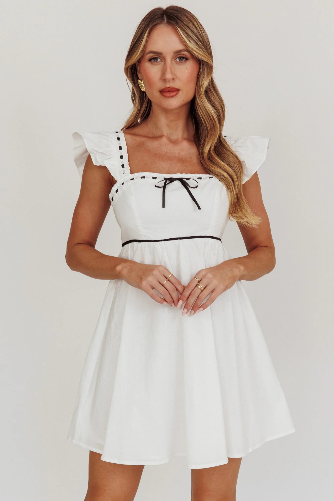 Angel Baby Doll Mini Dress Small