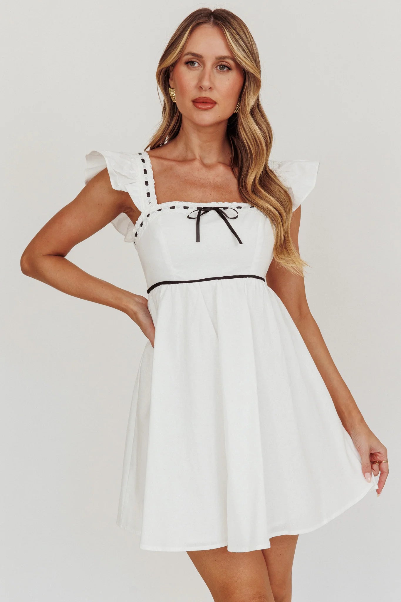 Angel Baby Doll Mini Dress Small