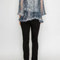 Denim Freedom Lace Tie  Cardigan