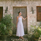 Polka Bandeau Midi Dress