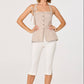 Cithara Checker Longline Halter Vest Top