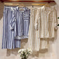 Coastal Linen Stripe Pants (Assorted Colors)