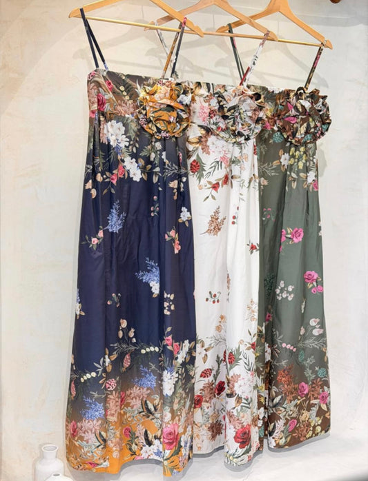 Dreamy Floral Maxi Dress (Assorted Colors )
