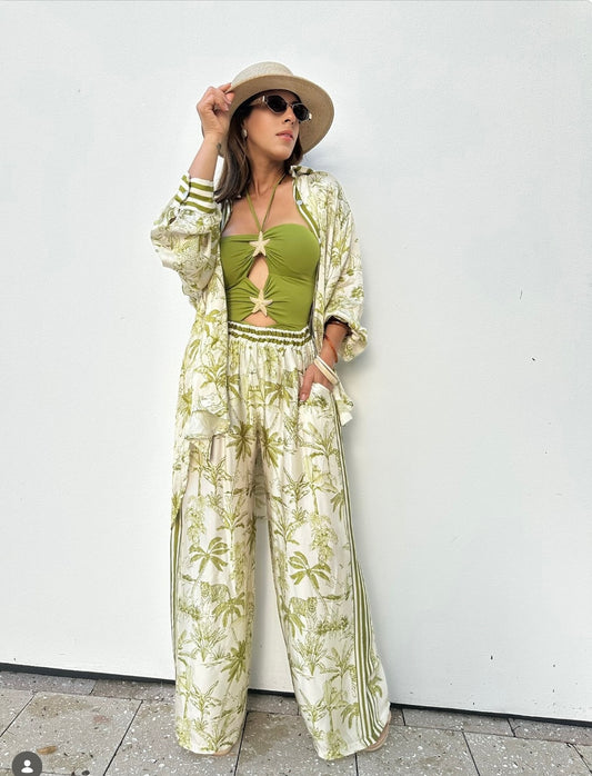 Tiger Safari Print Pants