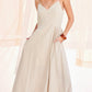 Chrissy Striped Maxi Dress