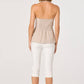 Cithara Checker Longline Halter Vest Top