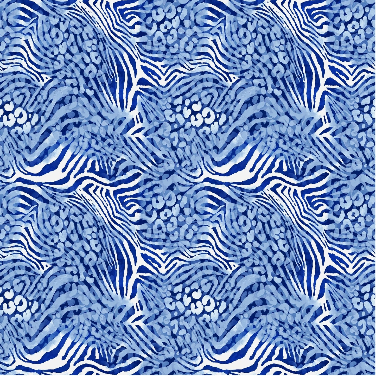 Layla Blue Animal Abstract Dress