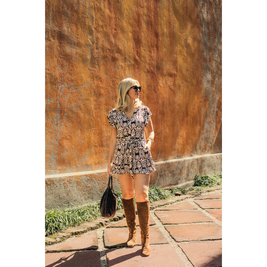 Brooke Chocolate Croatia Romper