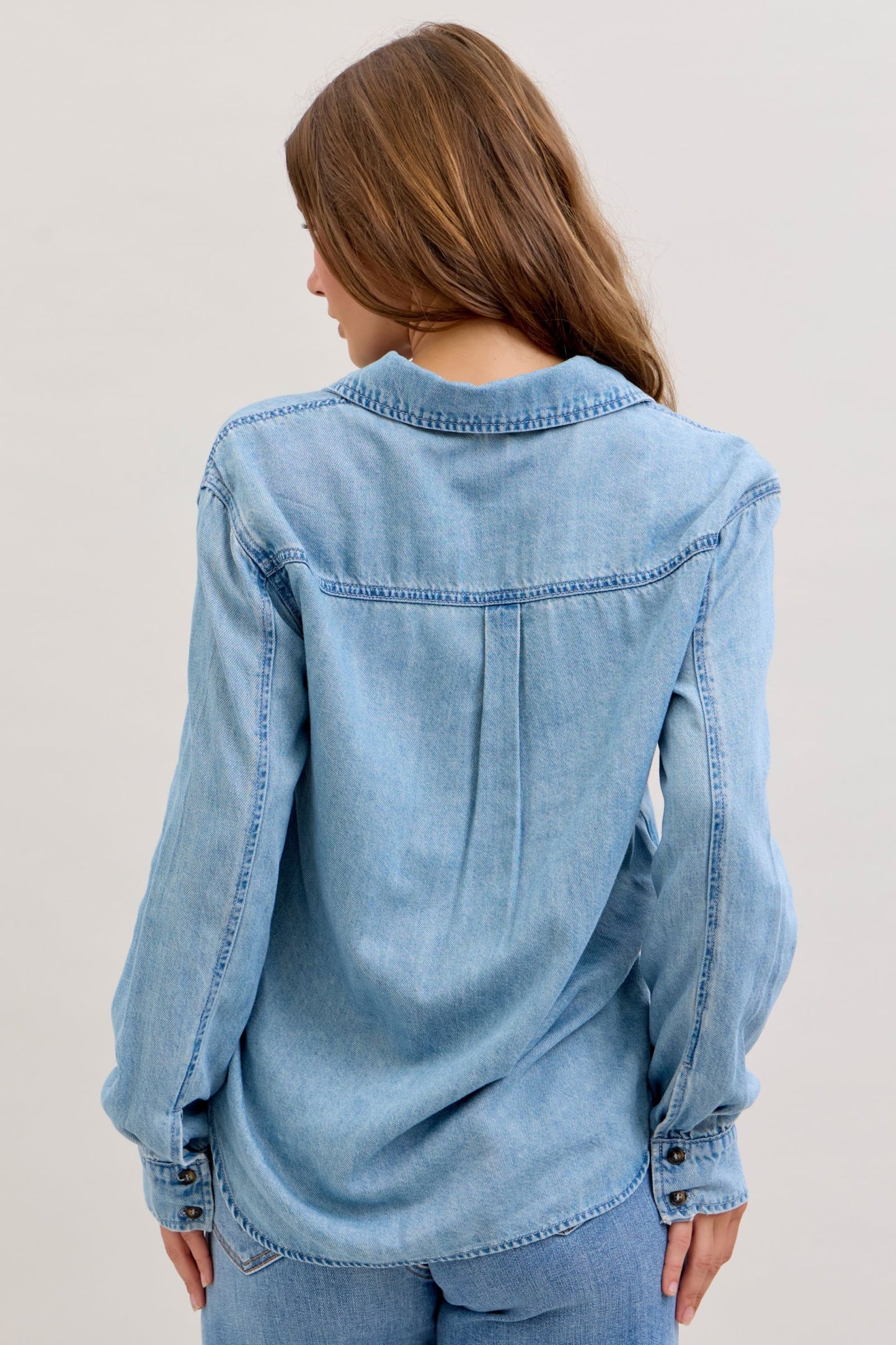 Judy Blue Western Denim Shirt