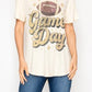 Game Day T-Shirt with Star Sequin