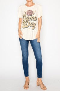 Game Day T-Shirt with Star Sequin