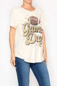Game Day T-Shirt with Star Sequin