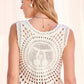Natural Knit Crochet Top