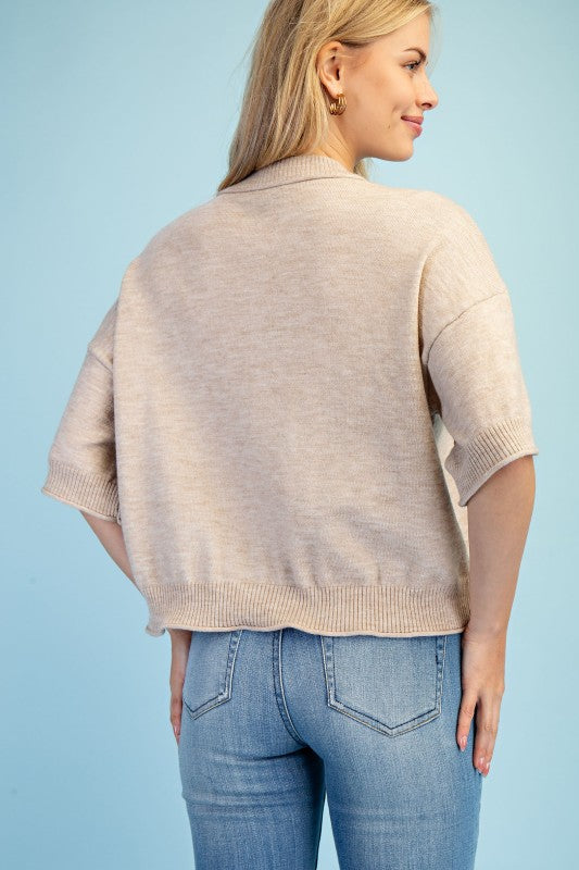 Western Horse Motif Sweater