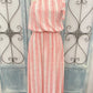 One Shoulder Fish Bone Maxi Dress (Assorted Colors)