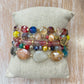 Fall Beaded Bracelet Stack (Assorted Colors)