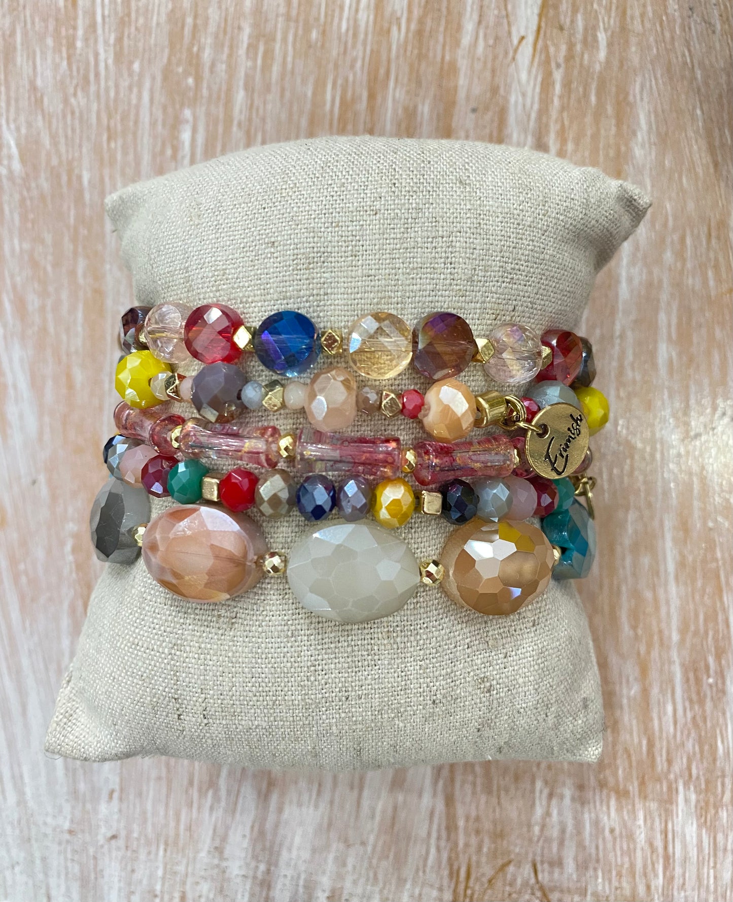 Fall Beaded Bracelet Stack (Assorted Colors)