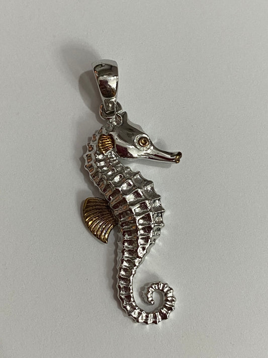 Sterling Silver Seahorse Pendant