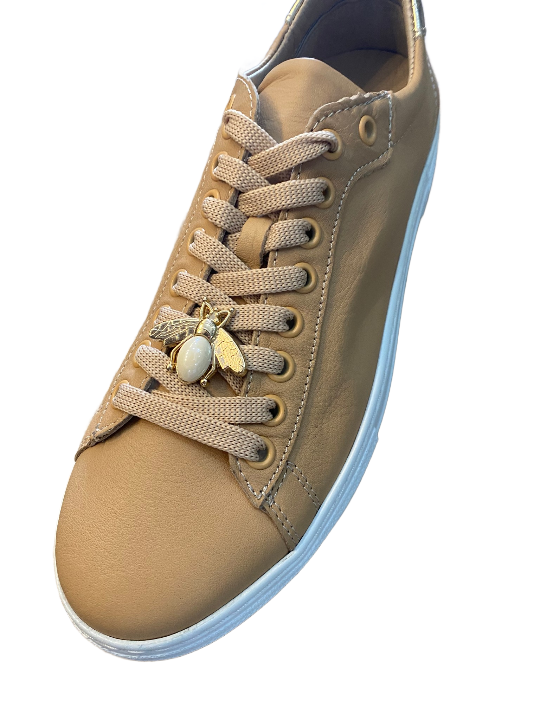 Camel Leather Sneakers
