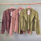 Faux Suede Fringe Jacket (Assorted Colors)