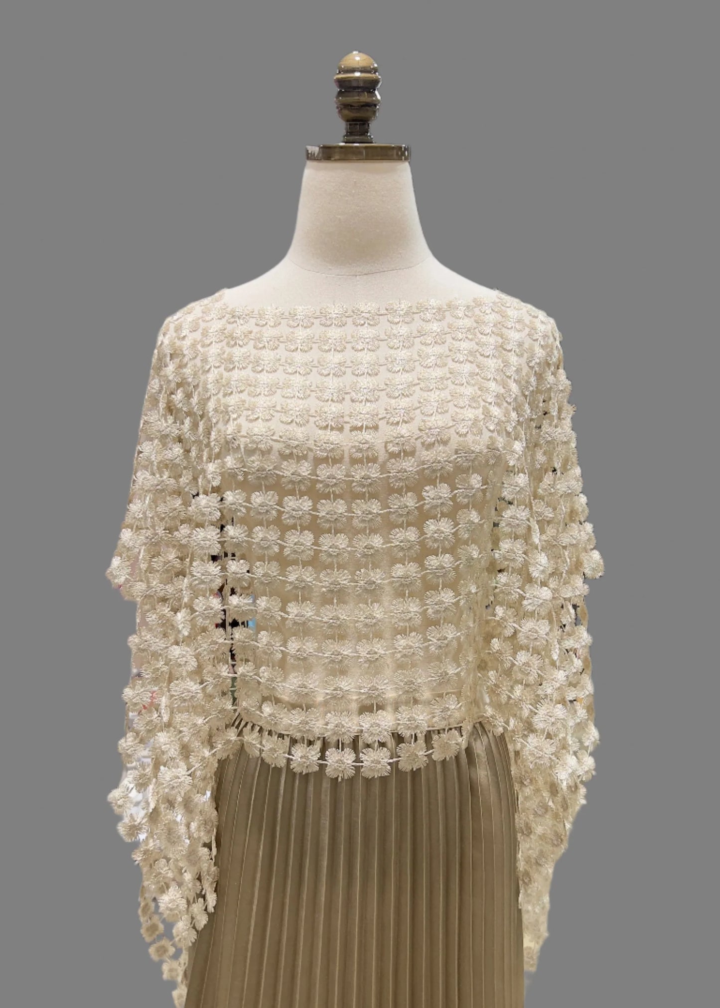 Lace Poncho (Assorted Colors)