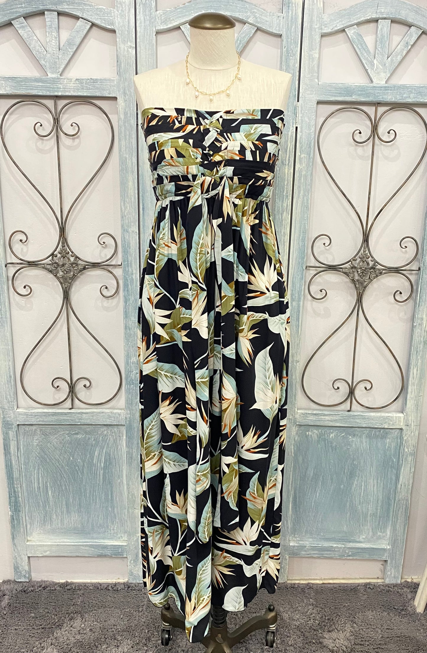 Strapless Knot Maxi Dress (Assorted Styles)
