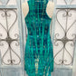 Tropical Teal Tie Dye Racer Back Dress