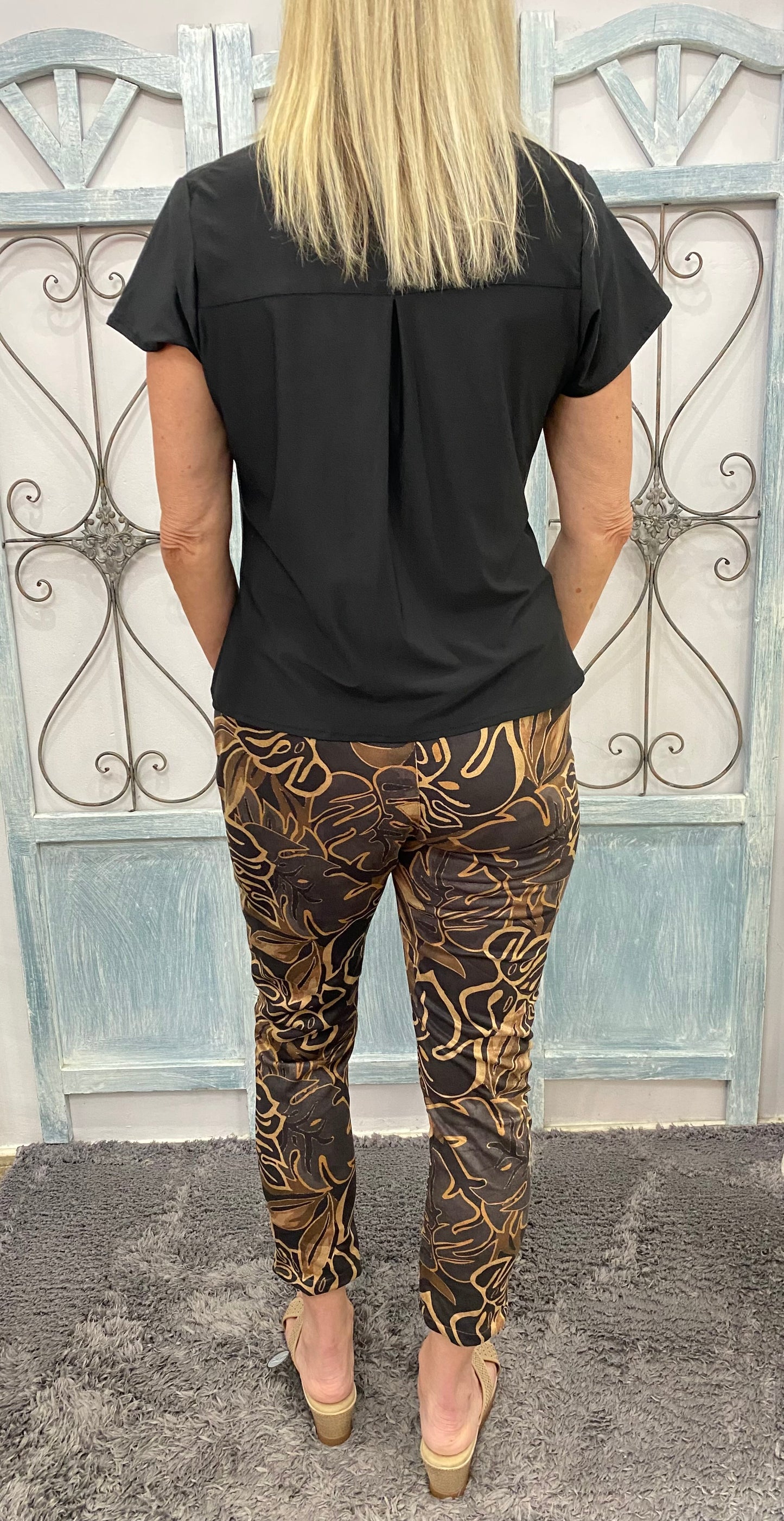 Suede Leaf Joggers (Assorted Colors)