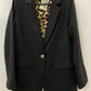 Black Rhinestone Hamsa Blazer