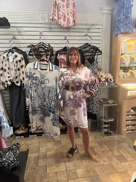 Camile Animal Print Dress (Assorted Colors)