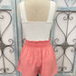 Coral Casual Shorts