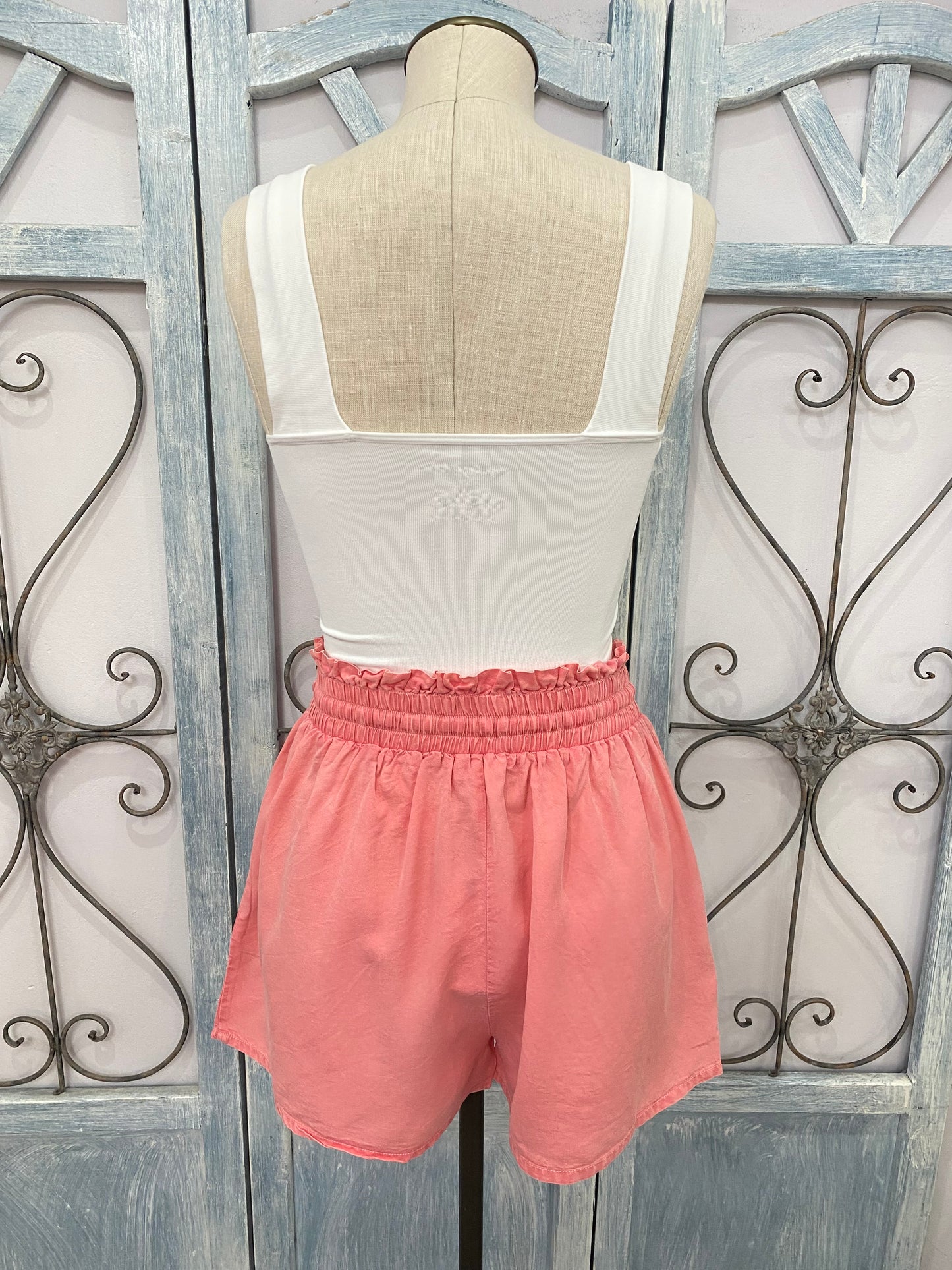 Coral Casual Shorts