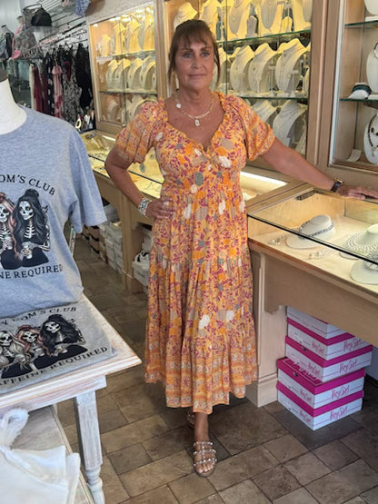 Charlotte Floral Midi Dress