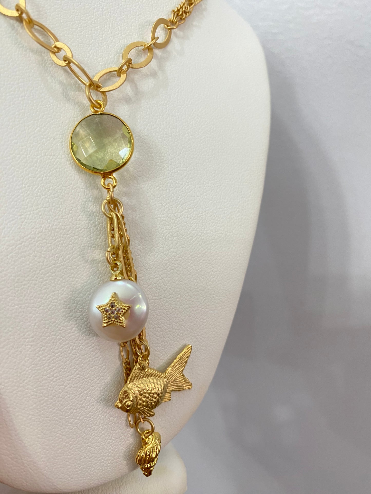Statement Charm Necklace