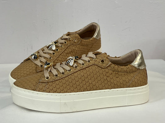 Nappa Faux Reptile Sneakers W/ Charms