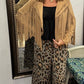 Faux Suede Fringe Jacket (Assorted Colors)