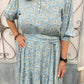 Floral Margarita Roma Long Dress