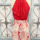 Akemi Red and White Skirt