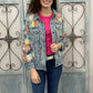 Melissa Denim Floral Lace Jacket