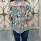 Melissa Denim Floral Lace Jacket