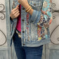Melissa Floral Embroidered Denim Jacket