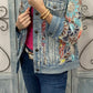 Melissa Denim Floral Lace Jacket