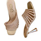 Rose Gold Rhinestone Glitter High Heels
