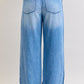 Judy Blue High Waist Wilhelmina Elastic Waistband Drawstring & Side Panel Denim Jeans 881005