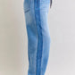 Judy Blue High Waist Wilhelmina Elastic Waistband Drawstring & Side Panel Denim Jeans 881005