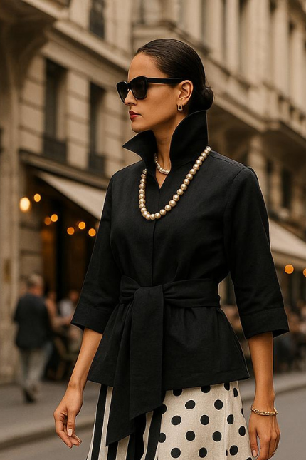 Vera Linen Tie Fornt Jacket (Assorted Colors)