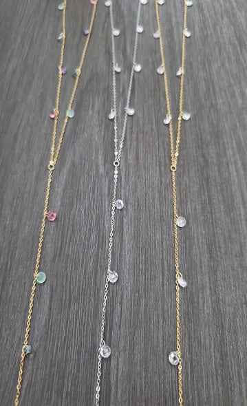 Necklace Lariat Shine (Assorted Colors)