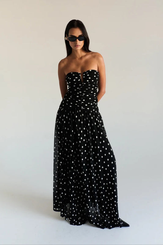Polka Dot Beverly Dress